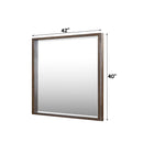 Zoey Brown Oak Mirror - Ornate Home