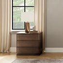 Zoey Brown Oak Nightstand - Ornate Home