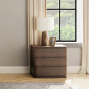 Zoey Brown Oak Nightstand - Ornate Home