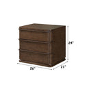 Zoey Brown Oak Nightstand - Ornate Home