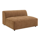 Zoey Chocolate Modular - Armless Chair - Ornate Home