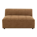 Zoey Chocolate Modular - Armless Chair - Ornate Home