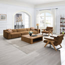 Zoey Chocolate Modular - Armless Chair - Ornate Home