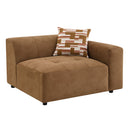 Zoey Chocolate Modular LAF Chair - Ornate Home