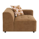 Zoey Chocolate Modular LAF Chair - Ornate Home