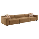 Zoey Chocolate Modular LAF Chair - Ornate Home