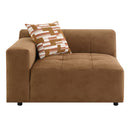 Zoey Chocolate Modular RAF Chair - Ornate Home