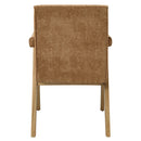 Zoey Chocolate/Oak Arm Chair (Set of 2) - Ornate Home