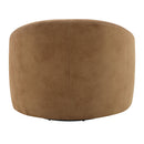 Zoey Chocolate Swivel Accent Chair - Ornate Home