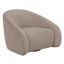 Zoey Latte Accent Chair w/Swivel - Ornate Home
