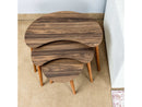 Zoey Walnut Nesting Table (Set of 3) - Ornate Home