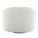 Zoey White/Gray Two Tone Accent Chair w/Swivel - Ornate Home