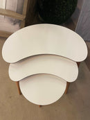 Zoey White Nesting Table (Set of 3) - Ornate Home