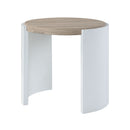 Zoma White End Table - Ornate Home