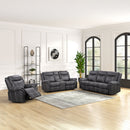 Zubaida Dark Gray  Power Motion Glider Recliner - Ornate Home