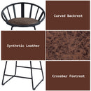 Zudora Black Counter Height Chair (Set of 2) - Ornate Home