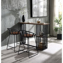 Zudora Black Counter Height Chair (Set of 2) - Ornate Home