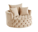 Zunyas Beige Accent Chair - Ornate Home