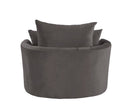 Zunyas Gray Accent Chair - Ornate Home