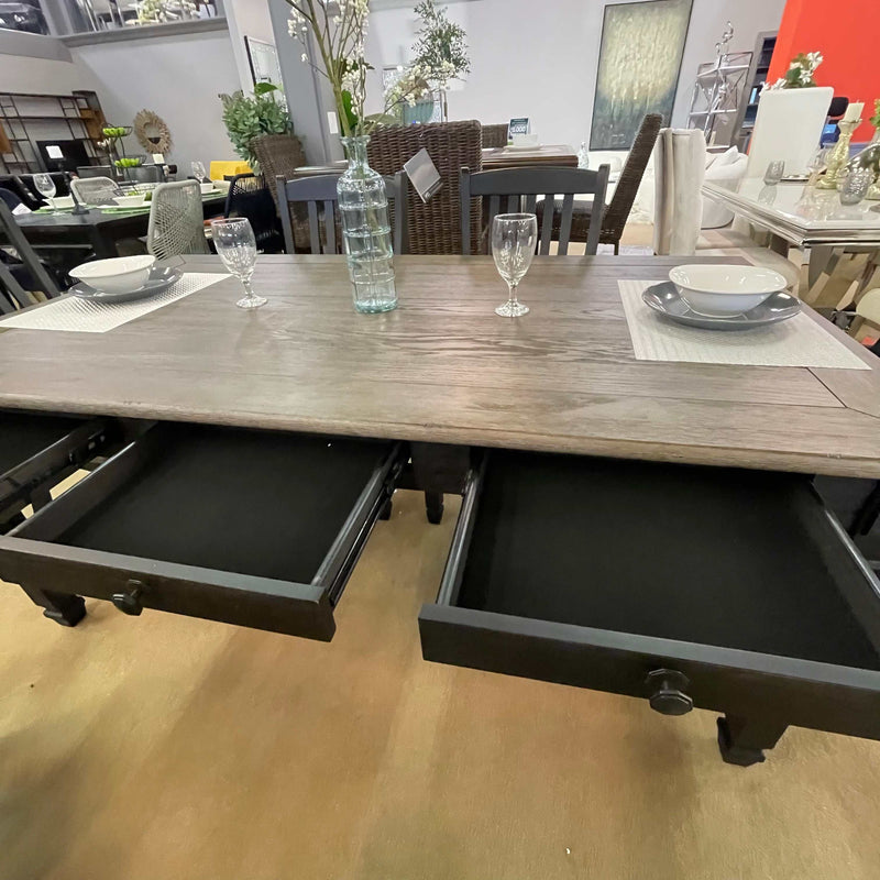 Tyler Creek Black & Gray Dining Room Set / 5pc - Ornate Home