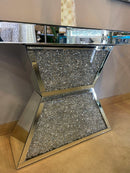 Noralie Console Table - Geometric Pedestal Base - Ornate Home