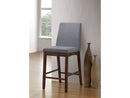 Marten Brown Cherry & Gray Counter Ht. Chair (Set of 2)