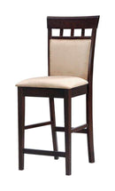 Gabriel - Cappuccino & Tan - Counter Height Stools  (Set of 2) - Ornate Home