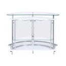 Gaia - White & Chrome - Bar Unit - Ornate Home