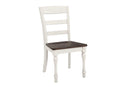 Madelyn - Dark Cocoa & Coastal White - Side Chairs  (Set Of 2) - Ornate Home