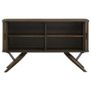 Wes Dark Walnut 2 Door Rectangular Sideboard/Server