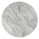 Lennon White Counter Height Round Dining Table