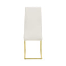 Chanel - White And Rustic Brass - Side Chairs  (Set Of 4) - Ornate Home