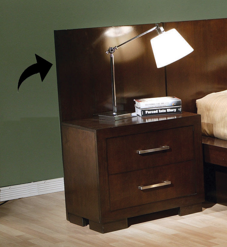 Jessica - Cappuccino - Nightstand Panels (Set Of 2) - Ornate Home