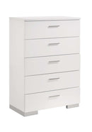 Felicity - Glossy White - Chest - Ornate Home
