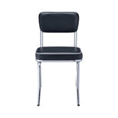 Retro - Black And Chrome - Side Chairs (Set Of 2) - Ornate Home