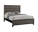 Watson - Grey Oak & Black - Queen Bed - Ornate Home