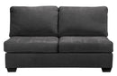 Ambee Slate 3pc LAF Chaise Sectional