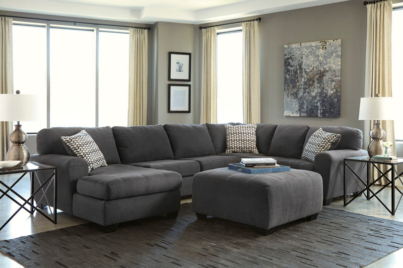 Ambee Slate 3pc LAF Chaise Sectional