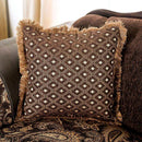 Newdale - Brown & Gold - Sofa - Ornate Home