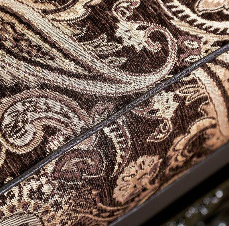 Newdale - Brown & Gold - Sofa - Ornate Home