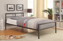 Fisher - Gunmetal - Twin Metal Bed - Ornate Home