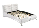 Felicity - Glossy White - Full Platform Bed - Ornate Home