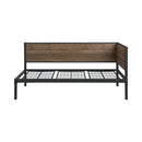 Getler - Weathered Chestnut & Black - Daybed - Ornate Home