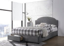 Niland - Charcoal - Queen  Storage Bed - Ornate Home