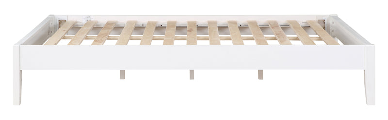 Hounslow White Queen Platform Bed