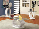 Lodia III  White Sofa Table