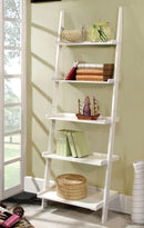 Sion White Ladder Shelf