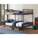 Brantley II - Sandy Black & Dark Bronze - Convertible Bunk Bed (Queen/Queen) - Ornate Home