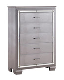 Bellanova Silver Queen Bedroom Set / 5pc