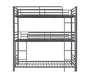 Maynard - Gunmetal - Metal Triple Twin Bunk Bed - Ornate Home